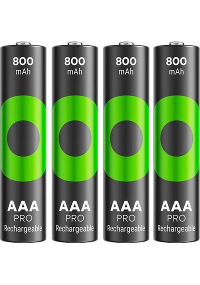 Gp Recyko Pro 800 Mah Ni-mh 1.2 Volt Aaa İnce Kalem Şarjlı Pil 4lü Paket