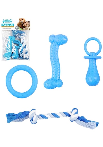 Pawise - 430 - Puppy Life Oyuncak - Edntrend - Seti Mavi