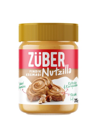 Züber Nutzilla Fındık Kreması 315 G - 7 Adet Tarı