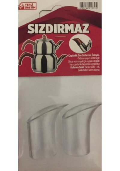 Çaydanlık Sızdırmasını Önleyici Aparat Mavi Sızdırmatik 2 Paket Plastik Çok Renkli Diğer