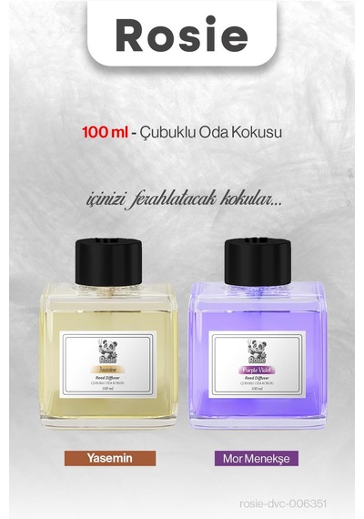 Yasemin Ve Mor Menekşe Rosıe Çubuklu Oda Kokusu 100 Ml Fresh