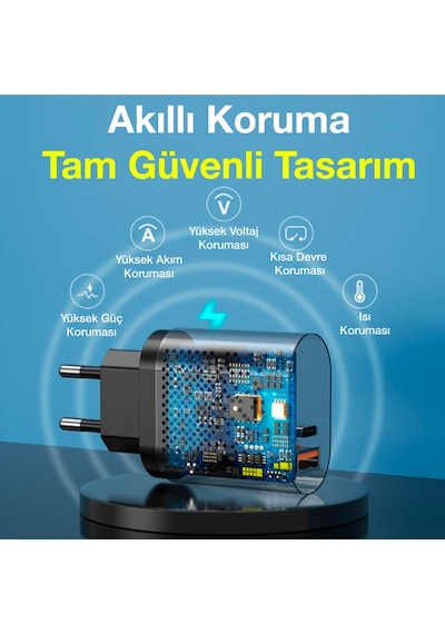 USLİON 20W USB QC3.0 Şarj PD3.0 Hızlı Şarj Aleti Şarj Başlık USLİON 20W USB QC3.0 Şarj PD3.0 Hızlı Şarj Aleti Şarj Başlık