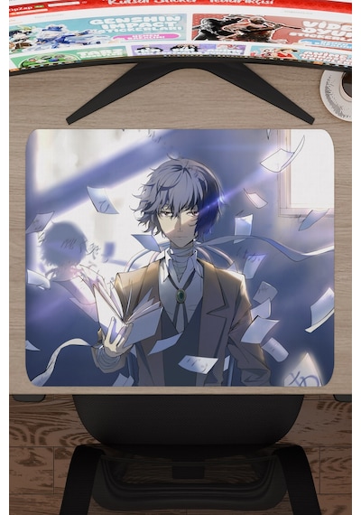 Bungou Stray Dogs Anime V2 - 48x40 Xl Gaming Kauçuk Kaymaz Taban Mouse Pad Fare Altlığı