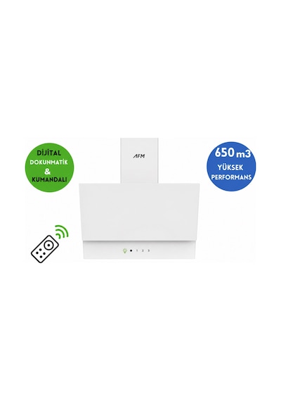 Alveus AFM Serisi Eg-21 Beyaz Dijital Dokunmatik Elektr. Vitro.3'Lü Ankastre Set Fırın + Siyah Ocak + Davlumbaz