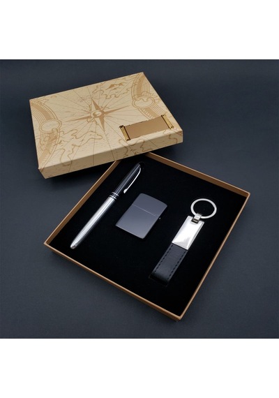 Kalem Çakmak Anahtarlık Silver Set Çok Renkli