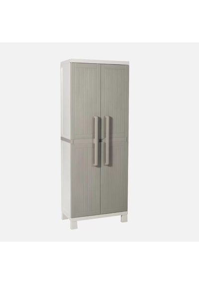 Evinizin Atölyesi 2 Kapılı Plastik Dolap, Mutfak Dolabı, 65x37x17 Krem