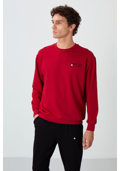 Tommy Life Kırmızı - Siyah Casual O Yaka Lastik Paça Pamuklu Erkek Oversize Eşofman Takımı - 85120 Kırmızı - Siyah Tommy Life Kırmızı - Siyah Casual O Yaka Lastik Paça Pamuklu Erkek Oversize Eşofman Takımı - 85120 Kırmızı - Siyah