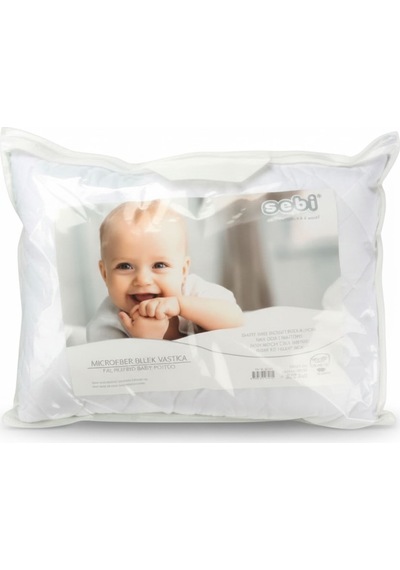 Sebi Bebe Mikrofiber Bebek Yastığı 250 Gr 35x45 Cm 9210 Beyaz