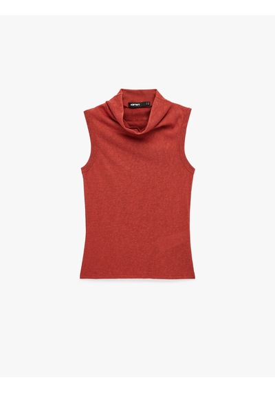 Koton Dik Yaka Kolsuz Body Kiremit 6sak10320ek Çok Renkli