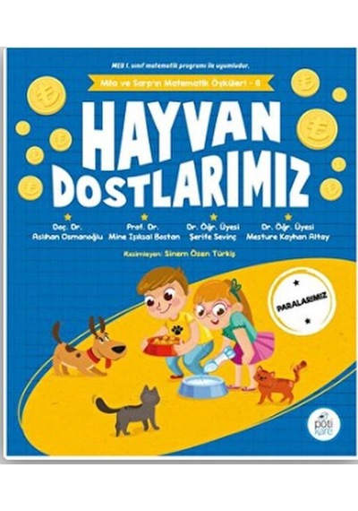 Hayvan Dostlarımız - Mila Ve Sarp In Matematik Öyküleri 6 - Yqbx-634393