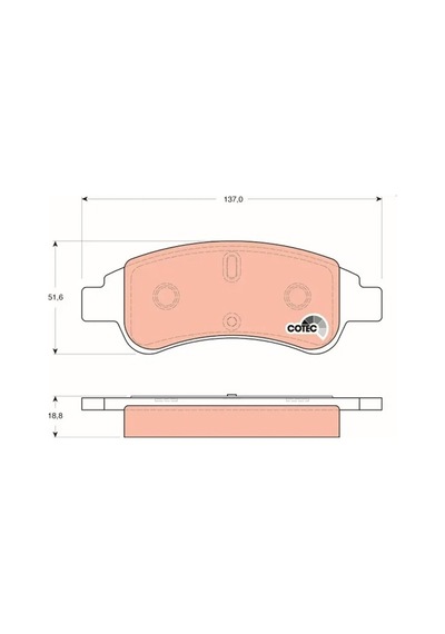 Peugeot 207 On Fren Balatasi 1.6 Hdi 2006-2012 Trw Gdb1563
