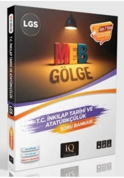 8. Sınıf Gölge T.c. İnkılap Tarihi Ve Atatürkçülük Soru Bankası