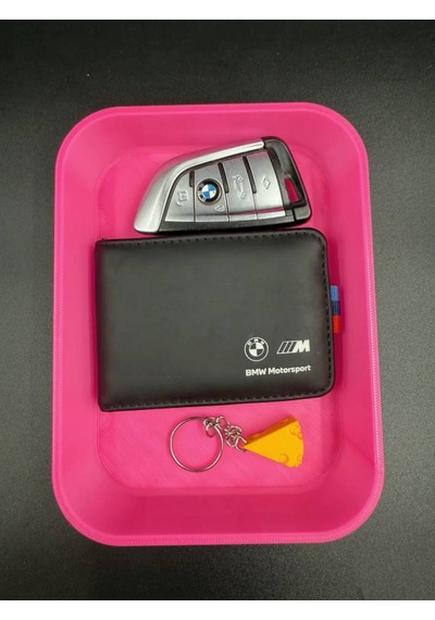 Modern Anahtar Ve Cüzdan Masaüstü Organizer, Düzenleyici Pembe