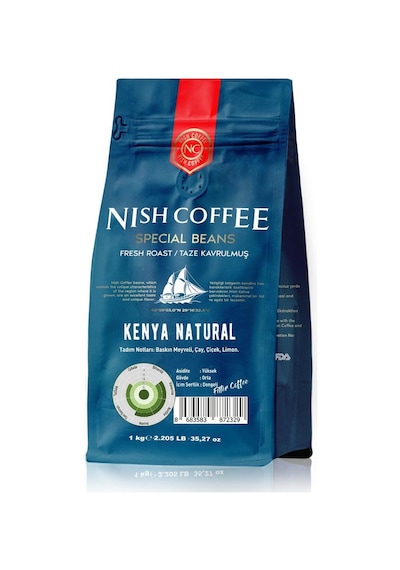 Nish Filtre Kahve Kenya Natural 1 KG