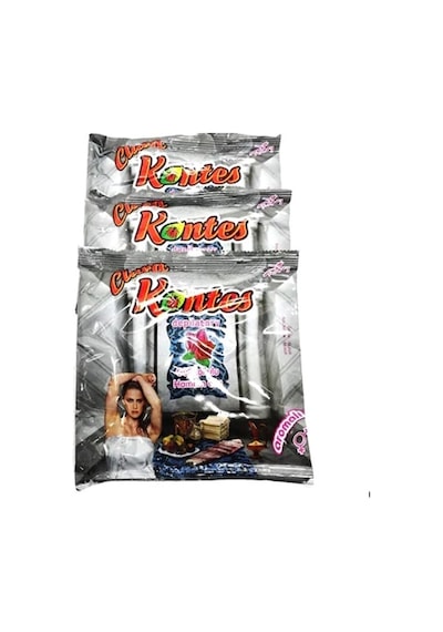 Kontes Gül Kokulu Hamam Otu - Zırnık Tüy Dökücü Toz 175 G x 3