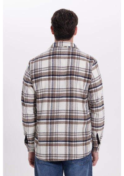 Tudors Erkek Regular Fit Rahat Kesim Kışlık Kareli Oduncu Gömlek-42219 Çok Renkli Tudors Erkek Regular Fit Rahat Kesim Kışlık Kareli Oduncu Gömlek-42219 Çok Renkli