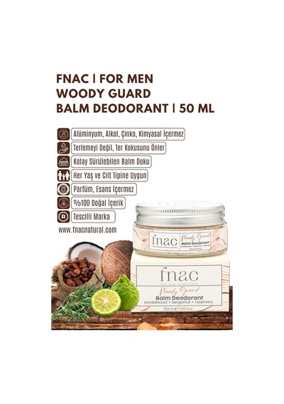 %100 Doğal İçerikli Ter Kokusu Önleyici Krem Deodorant Alüminyumsuz Alkolsüz Doğal Deodorant Erkek