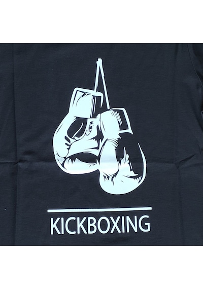 Aksaspor Leon Gloves Kickboxing Tişört Siyah Kickboks Tişörtü Byl1101Bk