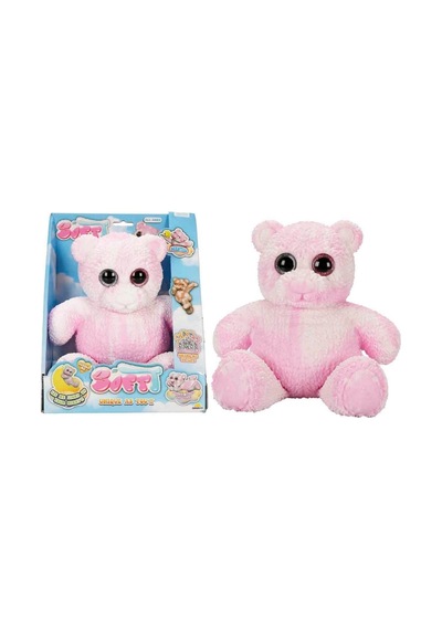 Softt Karanlıkta Parlayan Deluxe Yumuşak Ayıcık Pembe