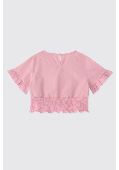Panço Kız Çocuk Pembe Bluz 2611gk57012
