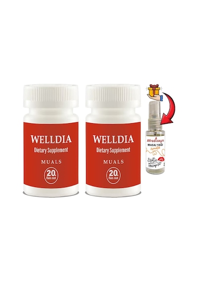 Welldia Prost Pro Caps 2 Kutu Erkeklere Özel Formüllü 20li Takviyelik Kapsüller + Afrodizayn Yağı