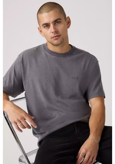 Levi's Erkek Kırmızı Etiketli Vintage Gri Tişört - A0637-0179