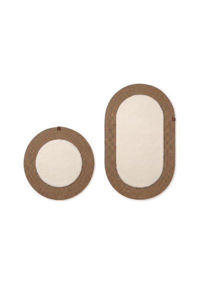 Banyo Paspası Takımı 60x100+60x60 Cm Düz Bej & Camel