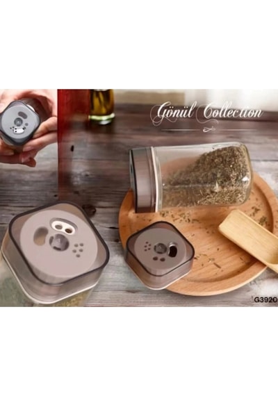 Gönül Gnl3920 Cam Tuzluk 1 Adet Çok Renkli