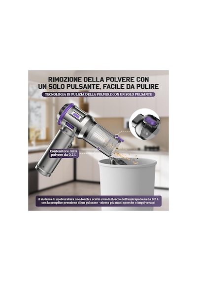 St-6697a Plus Şarjlı Araç İçi Süpürge Üfleme Vakumlama 20000pa Güçlü Vacuum Cleaner
