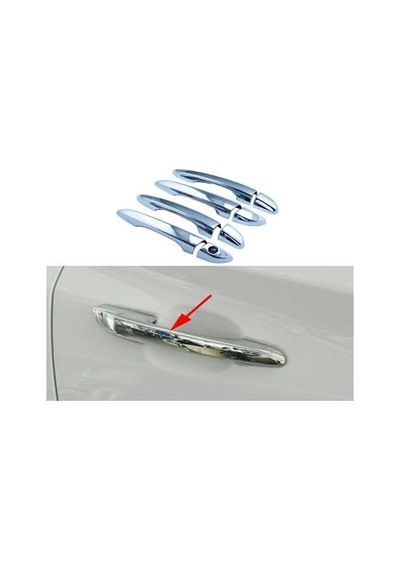 Hyundai Tucson Uyumlu 2015 Sonrası Kapı Kolu Abs Plastik Krom