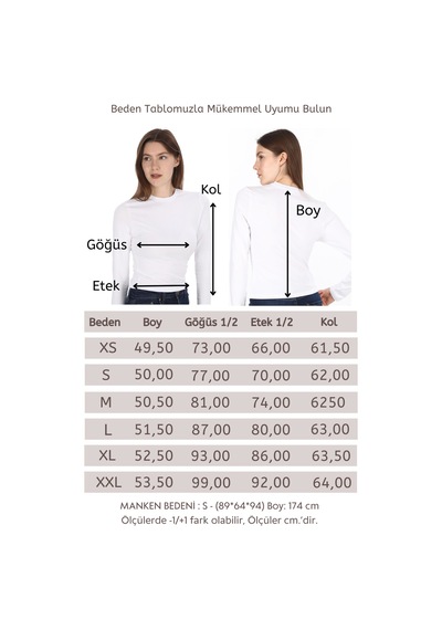 Penyebizden Likralı Pamuk Crop Tişört-slim Fit -beyaz