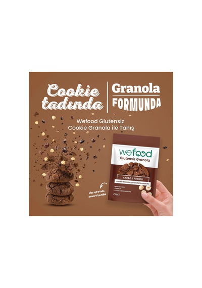 Glutensiz Granola Kakao & Fındıklı 250 Gr