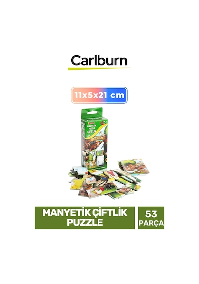 Özel Üretim Eğitici Zeka Geliştirici Öğretici El Göz Koordinasyonu Manyetik Oyuncaklar Çiftlik Puzzle 53 Parça