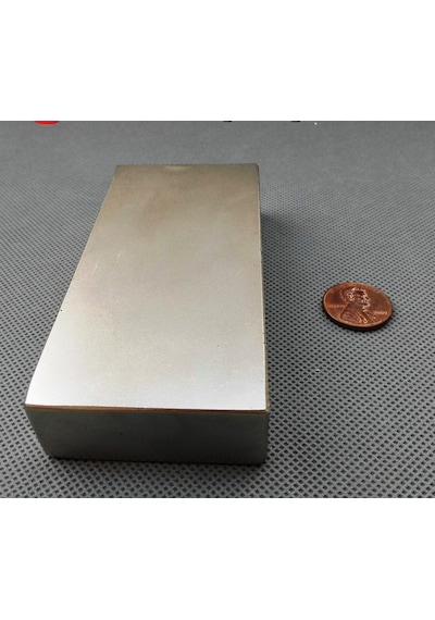 Neodyum Mıknatıs 100Mm X 50Mm X 20Mm Büyük Güçlü Mıknatıs N11.41226