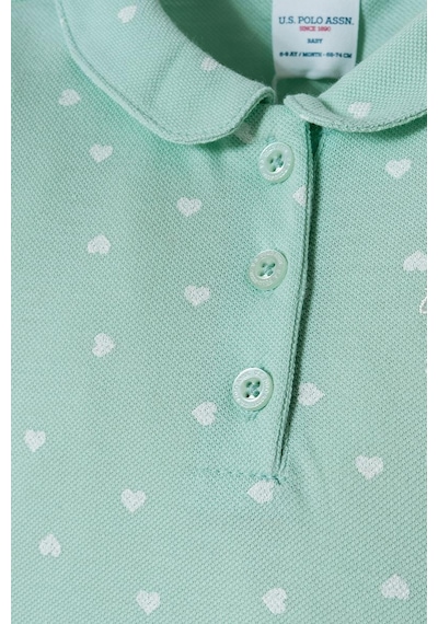 U.S. Polo Assn. U.s. Polo Assn Kız Bebek 2 Li Şort T-şhirt Takım Nil-2342 Nil