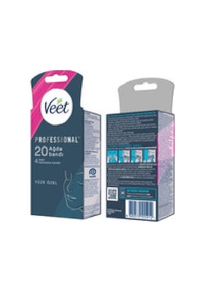 Veet Professional Sir Ağda Bandı Yüz Bölgesi Normal Ciltler 20'li