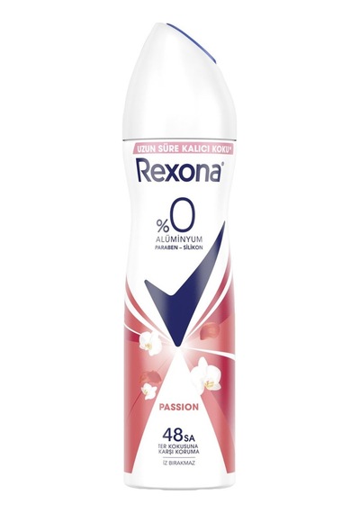 Rexona %0 Alüminyum Deodorant 150 Ml Passion - 48 Saat Koruma 6'li Avantaj Paketi - 6 Adet Tarı