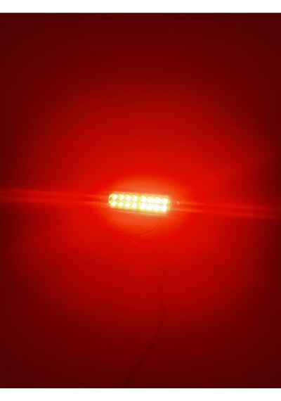 Ahmet Otomotiv 16 Ledli Mercekli Kırmızı Led Lamba 12v-24v