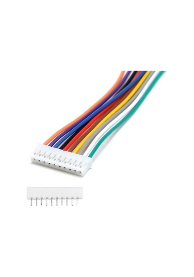 50 Adet 2mm 10 Pin Jst Ph Konnektör 10cm Kablolu