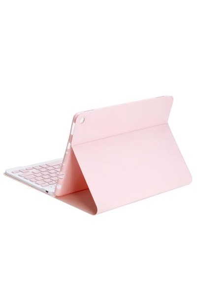 Lenovo Tab M10 Tb328fu Bt Klavyeli Standlı Kılıf -bkk4 Pembe
