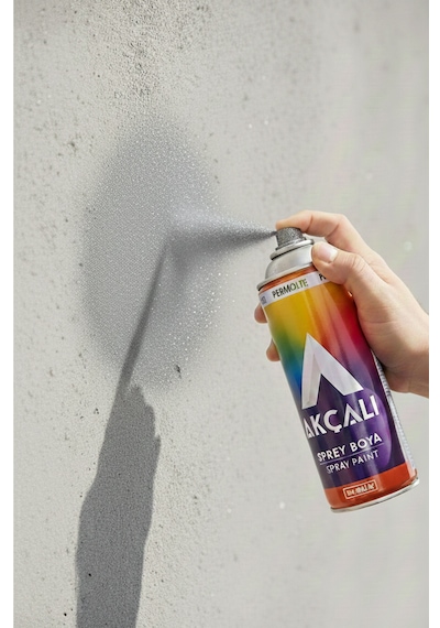 Sprey Boya Akçalı Alüminyum,ahşap,plastik,demir,metal Sprey Boyama 400 Ml 357 Metalik Gri