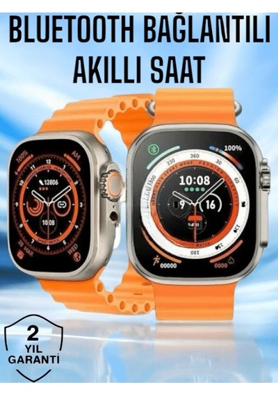 Yeni Nesil Ultra Akıllı Saat Titreşimli Uyku & Sağlık Takibi Çift Kordon