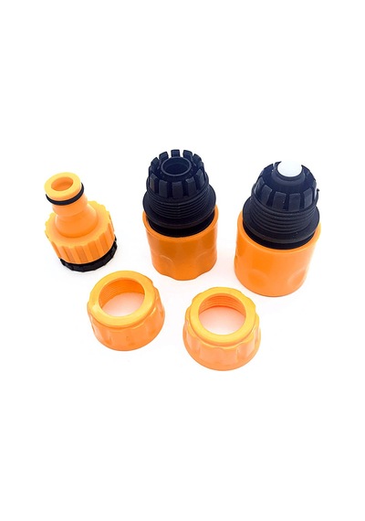 3pcs Bahçe Plastik Hortum Konnektör Borusu Hızlı Conection Adaptörü Su Durdurma Konnektörü 1/4inch