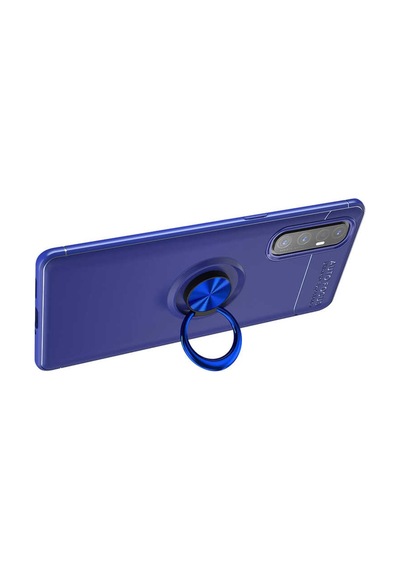 Oppo Reno 3 Pro 5G Kılıf Yüzüklü Magnetli Ravel Case