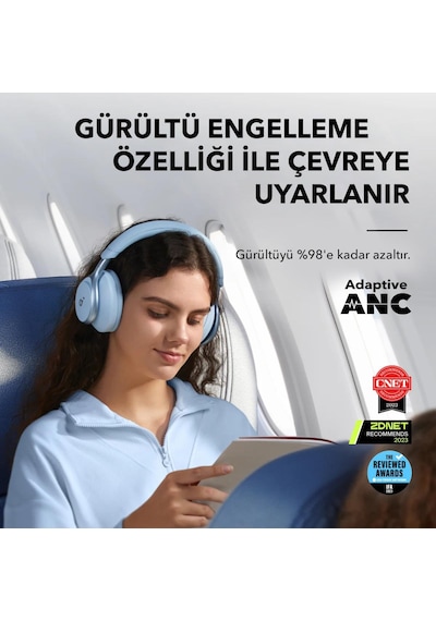 Anker A3035 Soundcore Space One Bluetooth 5.3 Kulak Üstü Kulaklık