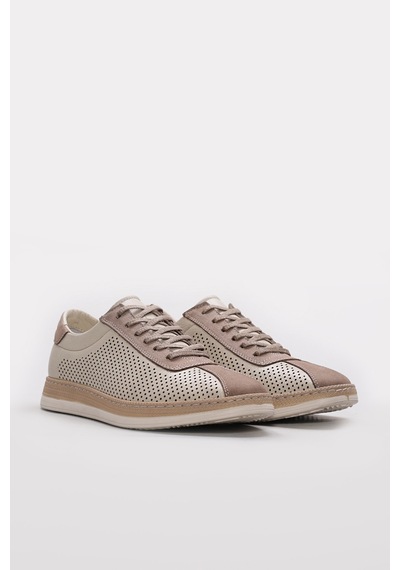 Fast Step Hakiki Deri Erkek Casual Ayakkabı 951ma400 Bej