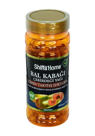 Shiffa Home Bal Kabağı Çekirdeği Yağı Soğuk Pres 1000 Mg X 100 Kapsül
