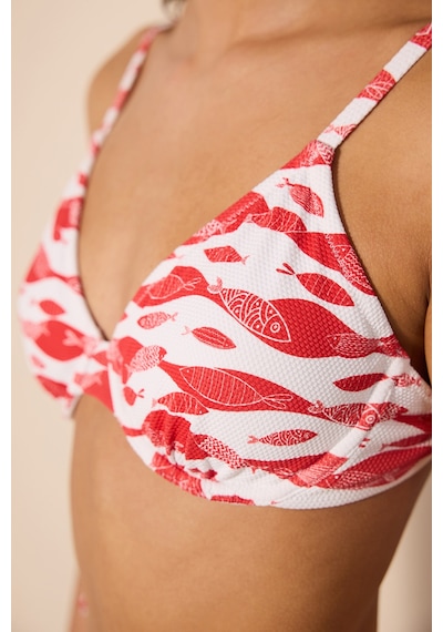 Penti Marine Fish Balenli Dokulu Çok Renkli Bikini Üstü Plv0m1bw24ıy-mıx