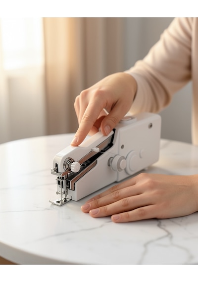 El Tipi Mini Dikiş Makinesi Perde Kıyafet Tamiri İçin 0