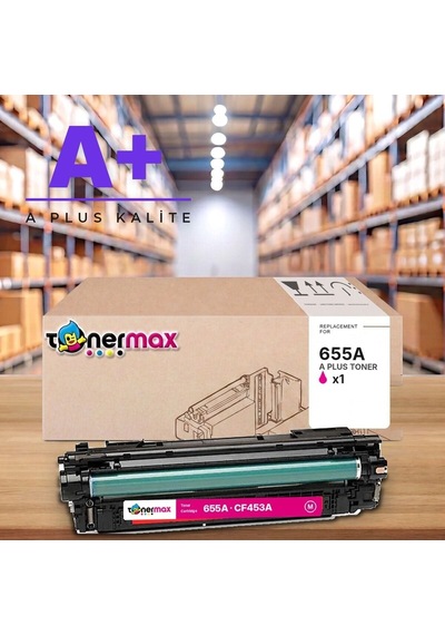 Hp 655a Cf453a Kırmızı Uyumlu Toner A Plus / Color Laserjet Enterprise M652 / M653 / Mfp M681 / M682